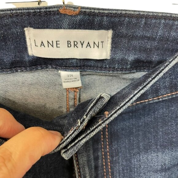 New Lane Bryant Signature Fit Skinny Flex Magic Waistband Jeans Womens Size 22L - Picture 3 of 7